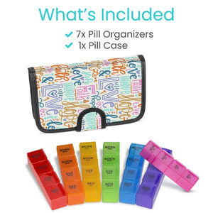 Organizador de pastillas de viaje