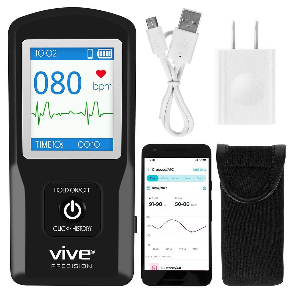 Monitor ECG Vive Precision compatible con aplicación movil.