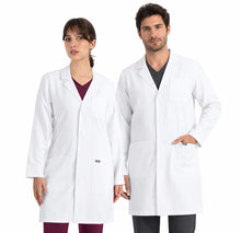 Cargar imagen en el visor de la galería, Bata de laboratorio unisex de longitud completa Maevn - 7555