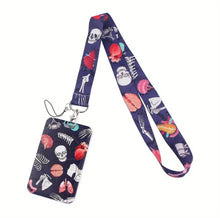 Cargar imagen en el visor de la galería, Lanyard con porta carnet de diseños médicos