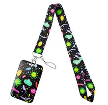 Cargar imagen en el visor de la galería, Lanyard con porta carnet de diseños médicos