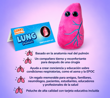 Cargar imagen en el visor de la galería, Peluche del Pulmón - GIANTmicrobes
