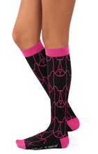 Cargar imagen en el visor de la galería, Calcetines de compresión Betsey Puppy Koi 2-pack - BA179