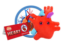 Cargar imagen en el visor de la galería, Peluche del Corazón - GIANTmicrobes