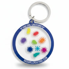 Cargar imagen en el visor de la galería, Llavero de microbios