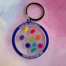 Cargar imagen en el visor de la galería, Llavero de microbios