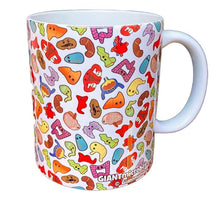 Cargar imagen en el visor de la galería, Taza con diseño de órganos - GIANTmicrobes