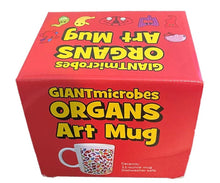 Cargar imagen en el visor de la galería, Taza con diseño de órganos - GIANTmicrobes