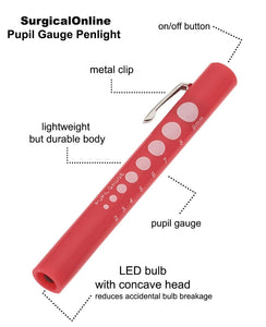 Nurse Pen Lights- Colorful Pupil Gauge