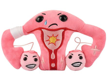 Cargar imagen en el visor de la galería, Peluche de Útero con síndrome premenstrual - GIANTmicrobes