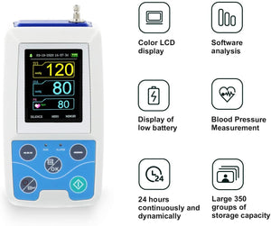 Monitor de presión arterial con software de PC para la Vigilancia continua + USB Port - CONTEC