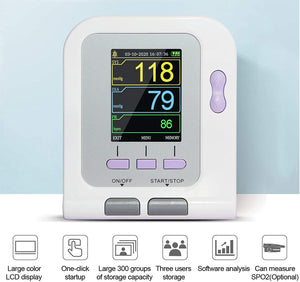 Monitor de presión arterial de Brazalete Digital para adultos, pediátricos y neonatales - CONTEC