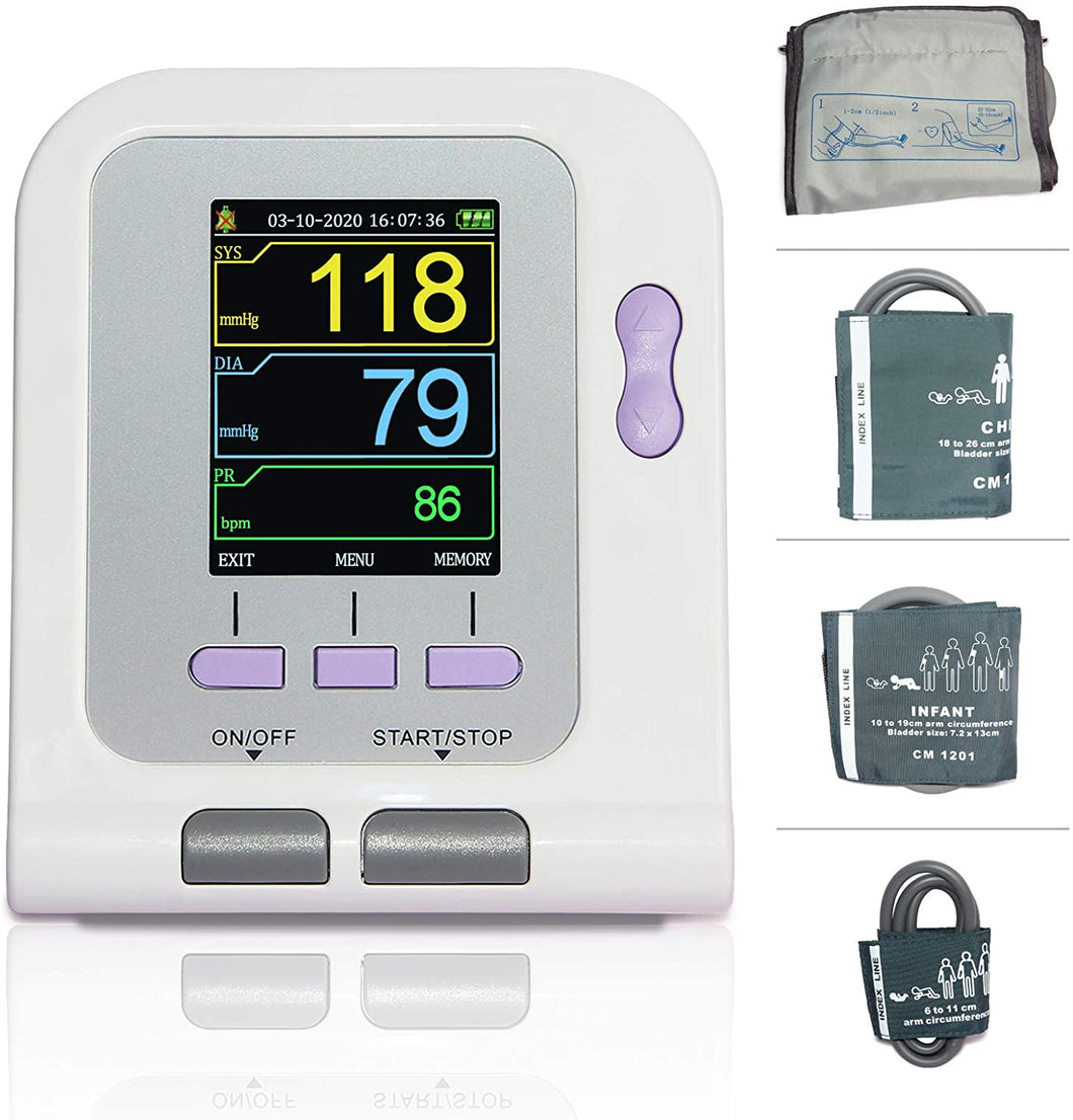 Monitor de presión arterial de Brazalete Digital para adultos, pediátricos y neonatales - CONTEC