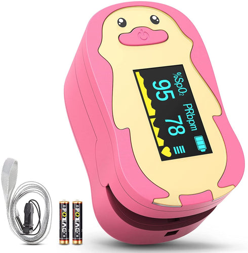 Oxímetro de Pulso Pediátrico HOMIEE - Rosado