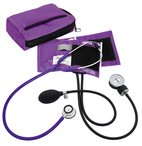 Kit de Esfigmomanómetro + Estetoscopio + estuche Clinical Lite de colores lisos - A121