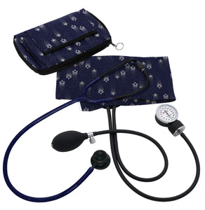 Kit de Esfigmomanómetro + Estetoscopio + estuche Clinical Lite Estampados - A121