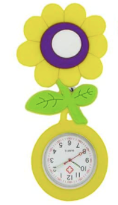 Reloj de solapa retráctil para Profesionales de la Salud