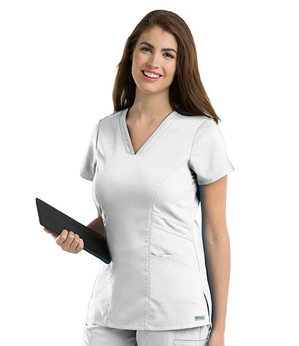 Scrub Top Blanco Grey´s Anatomy by Barco para Damas - 41452
