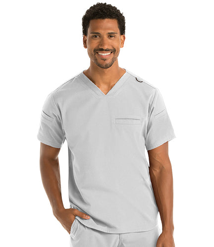 Scrub Top Blanco Grey´s Anatomy by Barco para Caballeros - GRST009